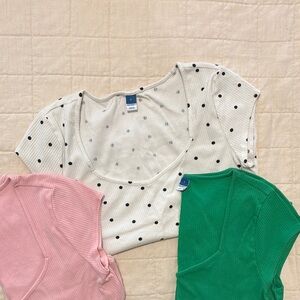 Square neck top bundle